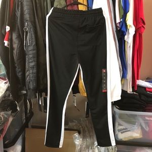 Pants - Track Pants II - Black/White Pants - Track Pants II - Black/White